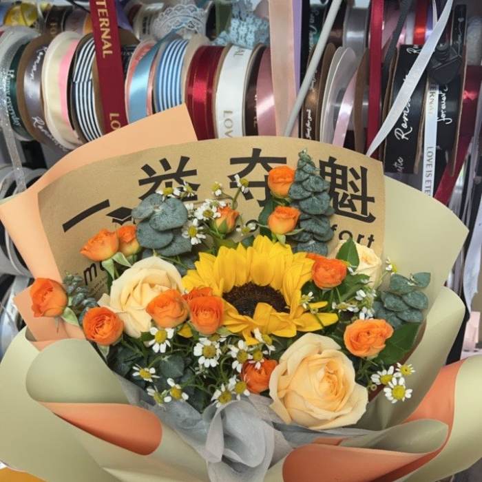 呼和浩特土默特左旗送高考生什么花